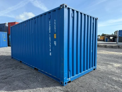 Contentor Marítimo 20 pés (6m) DV Azul – Novo/1Viagem 187276-4